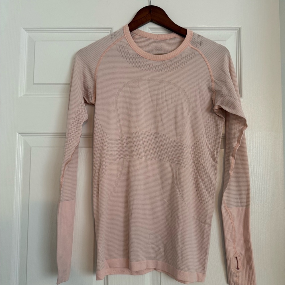Light Pink Long Sleeve Top